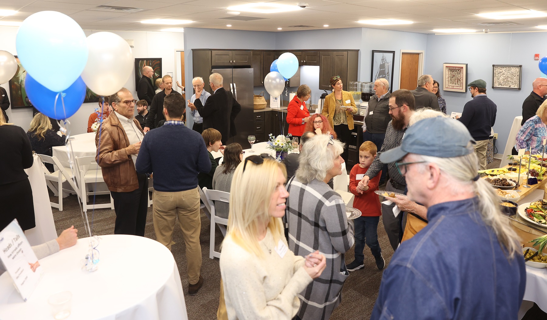 festivities at the intrada open house