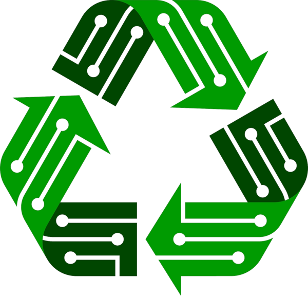 electronic recycling logo