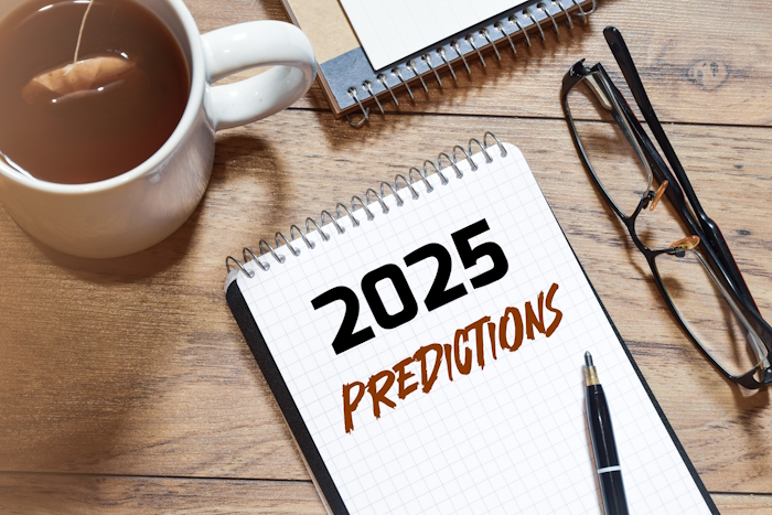 notepad reading '2025 predictions'