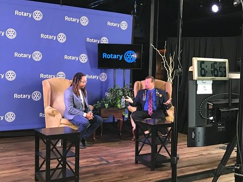 recording rotary virtual event